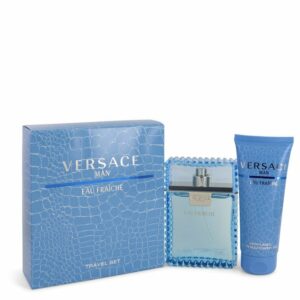 Versace Man by Versace Gift Set — 3.3 oz Eau De Toilette Spray (Eau Frachie) + 3.3 oz Shower Gel (Men)