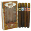 Cuba Gold by Fragluxe Gift Set — Cuba Variety Set includes All Four 1.15 oz Sprays Cuba Red Cuba Blue Cuba Gold and Cuba Orange (Men)