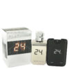 24 Platinum The Fragrance by ScentStory Eau De Toilette Spray + 0.8 oz Mini Pocket Spray 3.4 oz (Men)