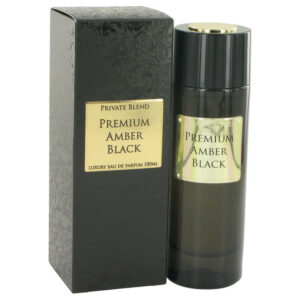 Private Blend Premium Amber Black by Chkoudra Paris Eau De Parfum Spray 3.4 oz (Men)