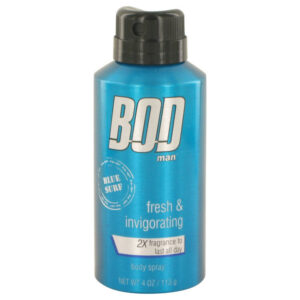 Bod Man Blue Surf by Parfums De Coeur Body spray 4 oz (Men)