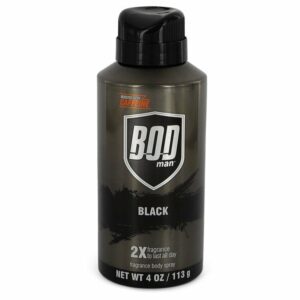 Bod Man Black by Parfums De Coeur Body Spray 4 oz (Men)