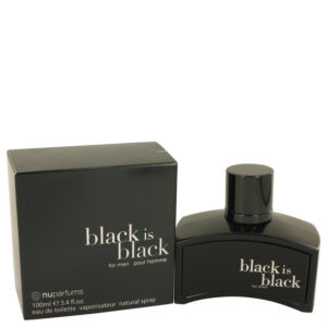 Black is Black by Nu Parfums Eau De Toilette Spray 3.4 oz (Men)