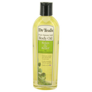 Dr Teal’s Bath Additive Eucalyptus Oil by Dr Teal’s Pure Epson Salt Body Oil Relax & Relief with Eucalyptus & Spearmint 8.8 oz (Women)