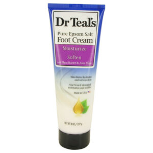 Dr Teal’s Pure Epsom Salt Foot Cream by Dr Teal’s Pure Epsom Salt Foot Cream with Shea Butter & Aloe Vera & Vitamin E 8 oz (Women)