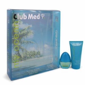 Club Med My Ocean by Coty Gift Set — .33 oz Mini EDT Spray + 1.85 oz Body Lotion (Women)