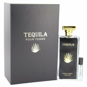 Tequila Pour Femme Noir by Tequila Perfumes Eau De Parfum Spray with Free Mini .17 oz EDP 3.3 oz (Women)