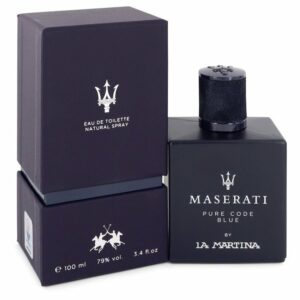 Maserati Pure Code Blue by La Martina Eau De Toilette Spray 3.4 oz (Men)