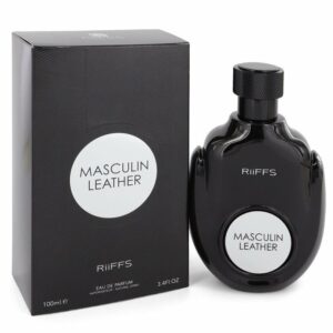 Masculin Leather by Riiffs Eau De Parfum Spray 3.4 oz (Men)