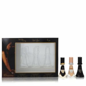 Reb’l Fleur by Rihanna Gift Set — Rihanna mini set includes Reb’l Fleur Reb’l Fleur Love Always Nude all in 0.5 oz travel sprays (Women)