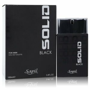 Sapil Solid Black by Sapil Eau De Toilette Spray 3.4 oz (Men)