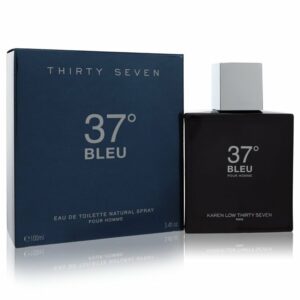 37 Bleu by Karen Low Eau De Toilette Spray 3.4 oz (Men)