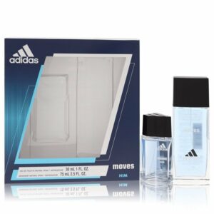 Adidas Moves by Adidas Gift Set — 1 oz Eau De Toilette Spray + 2.5 oz Deodorant Spray (Men)