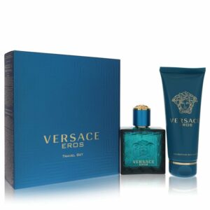 Versace Eros by Versace Gift Set — 1.7 oz Eau De Toilette Spray + 3.4 oz Shower Gel (Men)